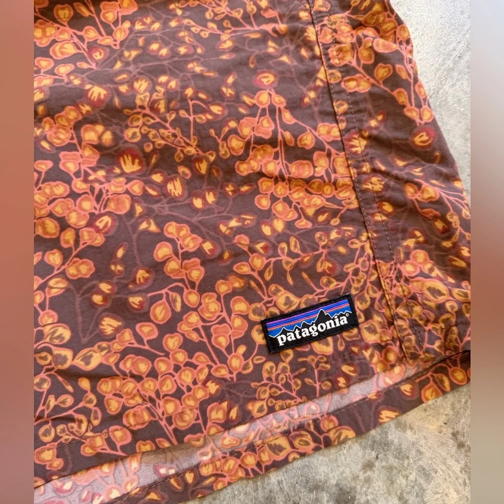 Patagonia Brown Floral Baggies - Picture 2 of 4